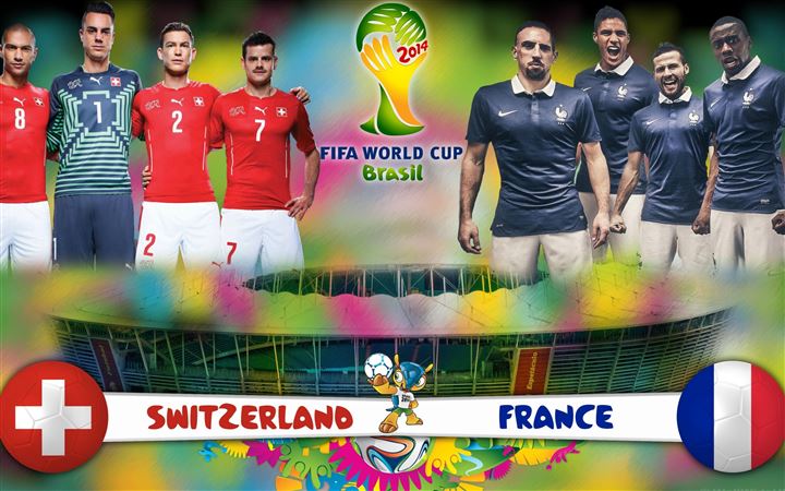 Switzerland Vs France 2014 World Cup Group E Football Match All Mac wallpaper