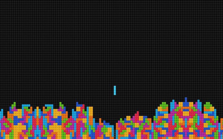 Tetris MacBook Air wallpaper