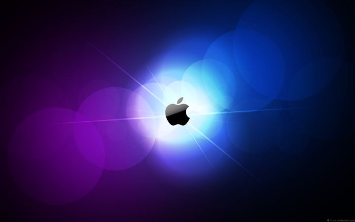 The Apple sign MacBook Air wallpaper
