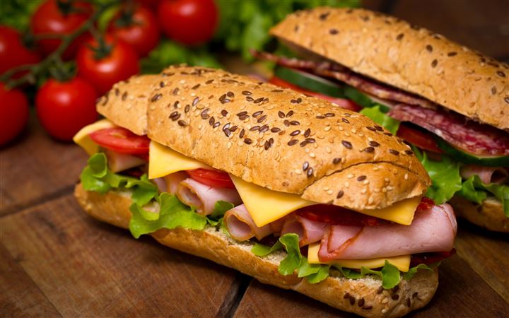 The delicious sandwiches All Mac wallpaper