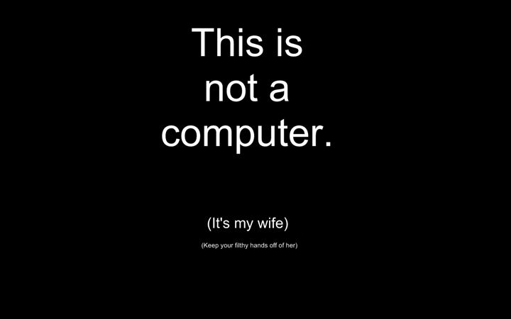 This is not a computer All Mac wallpaper