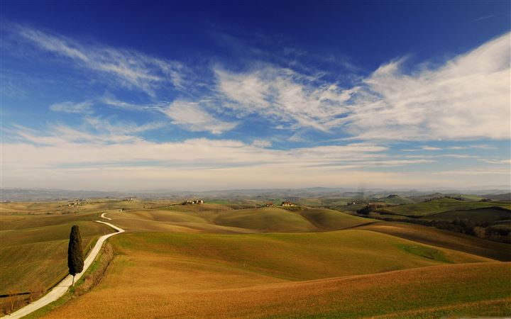 Tuscany Landscape All Mac wallpaper
