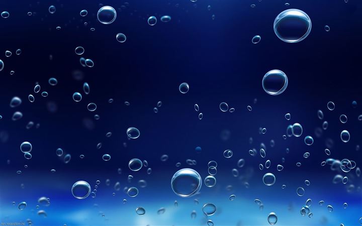 Underwater Bubbles All Mac wallpaper