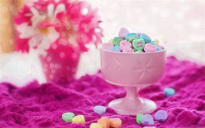 Valentines Day Candy Hearts Sayings All Mac wallpaper