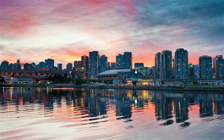 Vancouver Sunset All Mac wallpaper