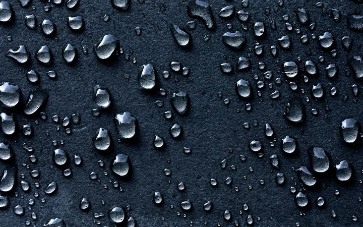 Water Drops Dark Background All Mac wallpaper