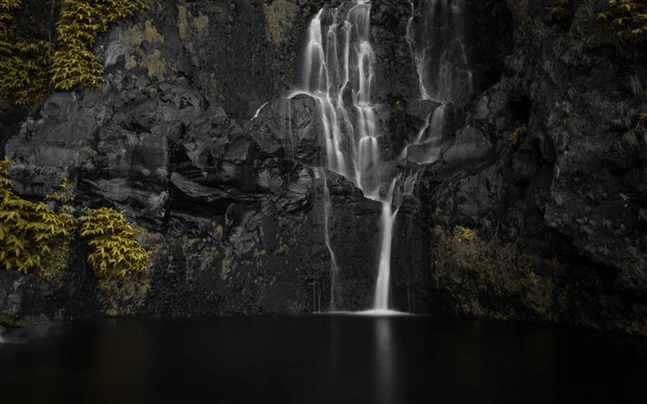 Waterfall Azores Island All Mac wallpaper