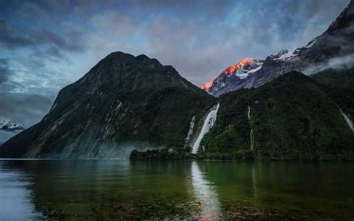 Waterfall In New Zealand All Mac wallpaper