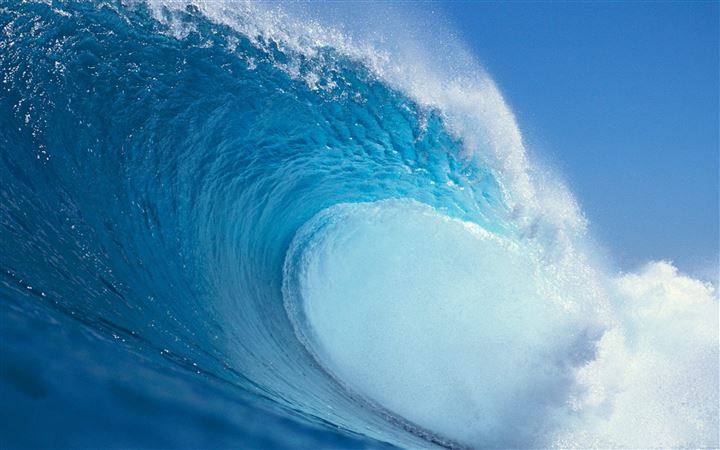 Waves Ocean MacBook Air wallpaper