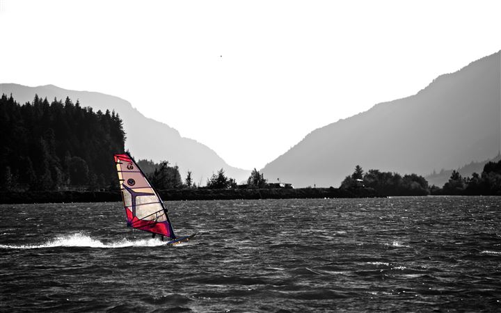 Wind Surfing In The Columbia River All Mac wallpaper
