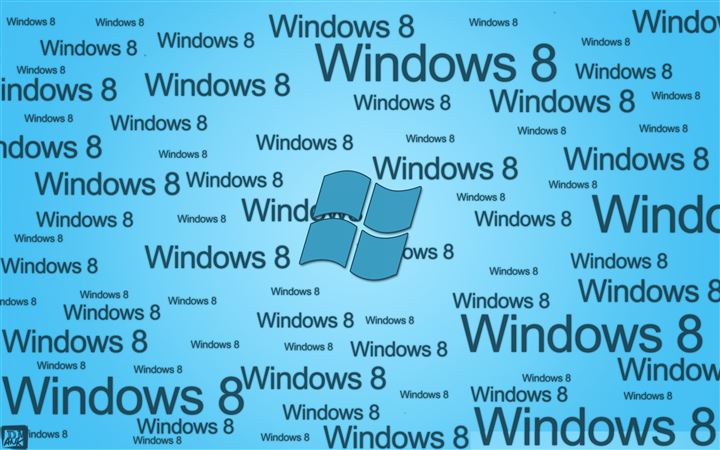 Windows 8 Blue All Mac wallpaper