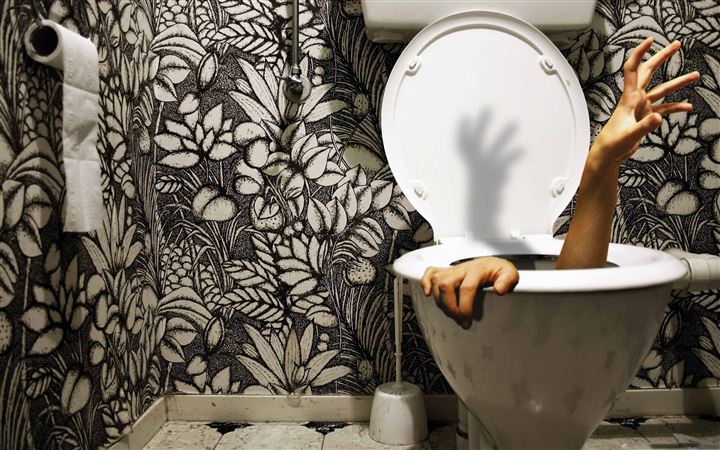 Zombie Toilet All Mac wallpaper