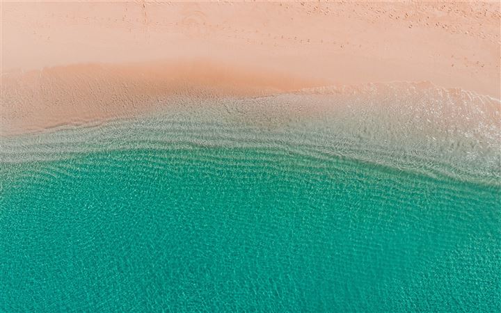 aerial photo of beach All Mac wallpaper