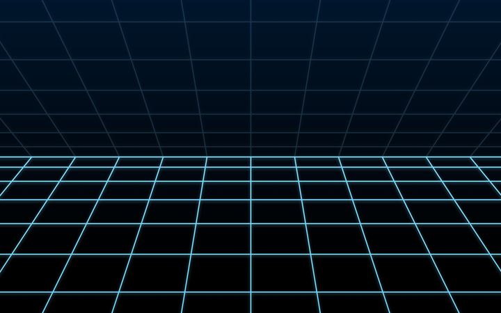 blue grid 5k All Mac wallpaper