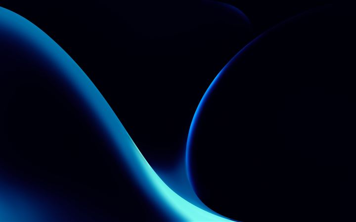 blue lines presentation 8k MacBook Air wallpaper