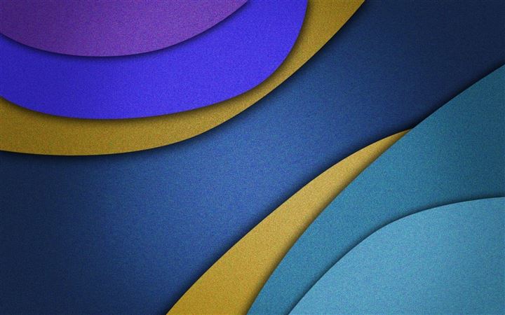 blue overlapping shapes All Mac wallpaper