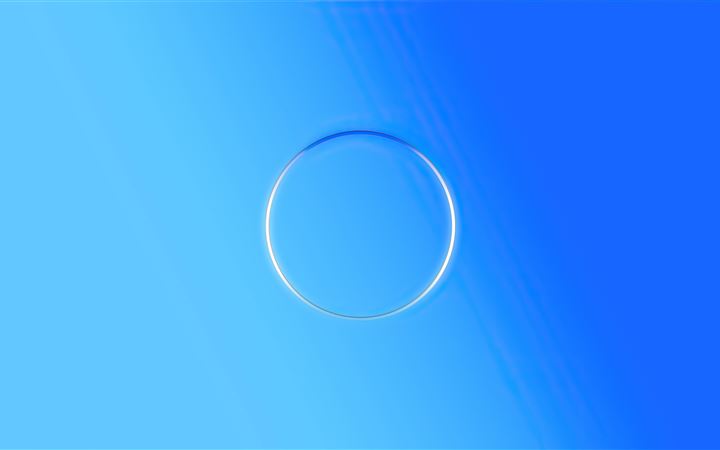 circle blue gradient 5k MacBook Air wallpaper