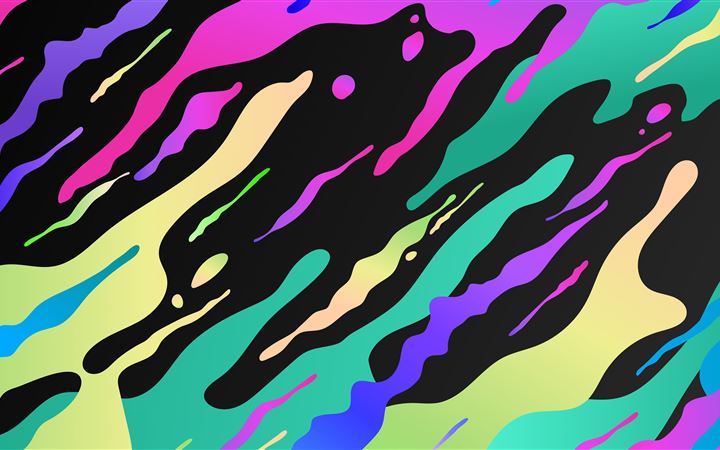 colorful color splashes abstract 8k All Mac wallpaper