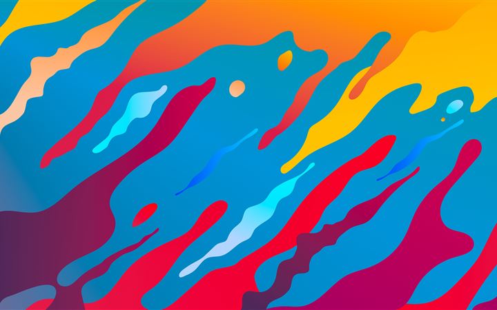 colors splash abstract 8k All Mac wallpaper