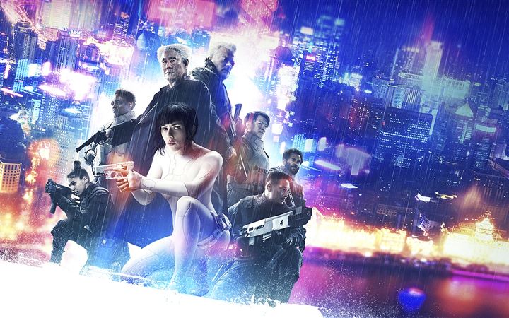 ghost in the shell 5k poster MacBook Air wallpaper