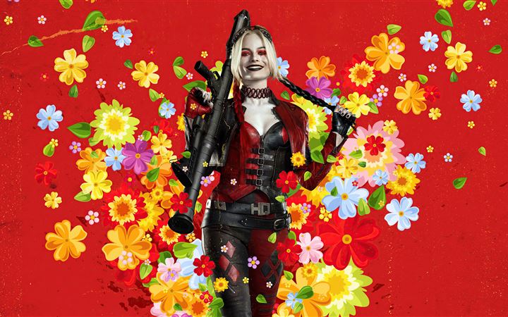 harley quinn the suicide squad 8k MacBook Air wallpaper
