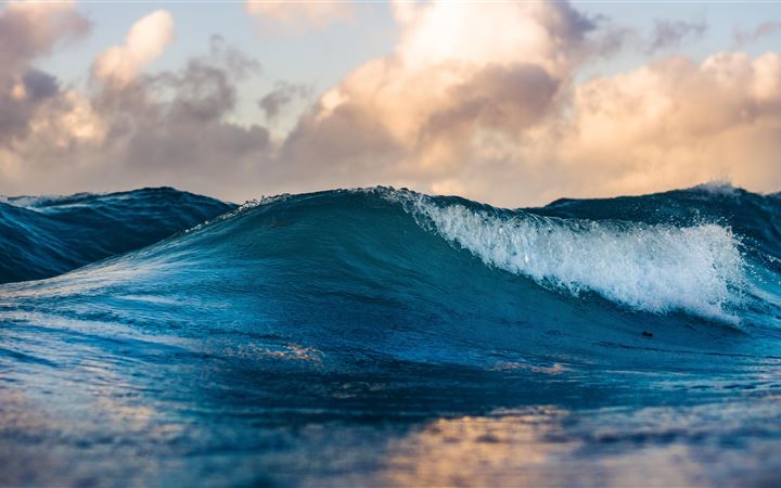 ocean wave during daytime All Mac wallpaper