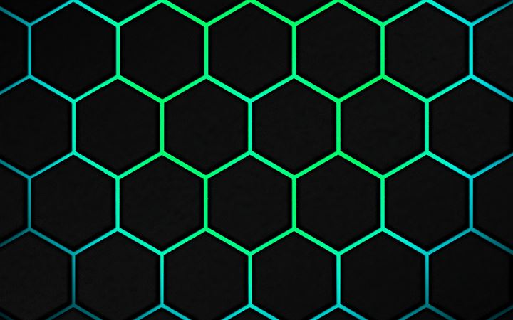 polygon web green 5k All Mac wallpaper