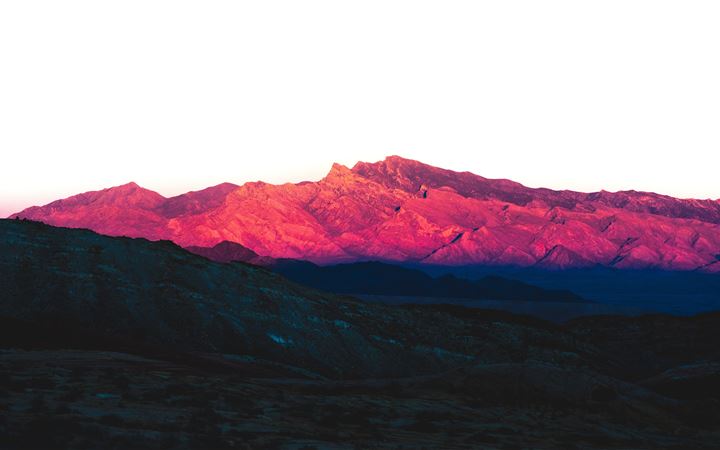 rock pink peak mountains landscape 5k All Mac wallpaper