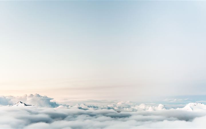 sky clouds 5k MacBook Air wallpaper