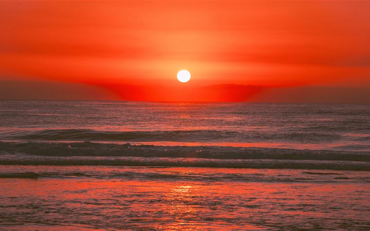 sunrise in australia ocean 5k All Mac wallpaper