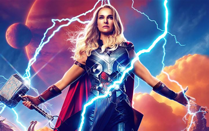 thor love and thunder jane foster 5k MacBook Air wallpaper