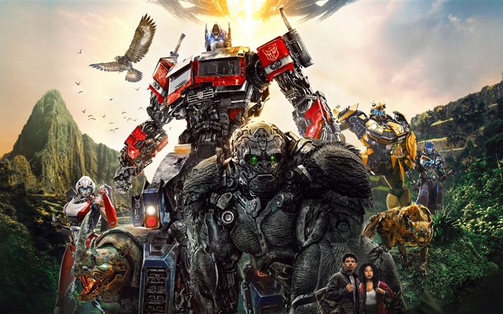 transformers rise of the beasts 8k All Mac wallpaper