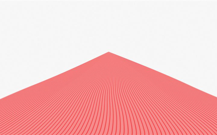 triangle pyramid red lines 8k All Mac wallpaper