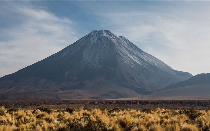 volcano mountain peak landscape MacBook Air wallpaper