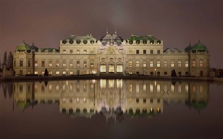 Belvedere Palace Vienna MacBook Pro wallpaper
