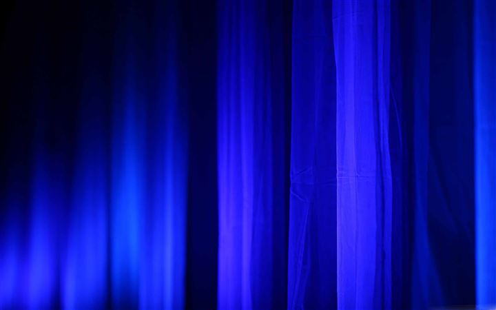 Blue Curtains MacBook Pro wallpaper