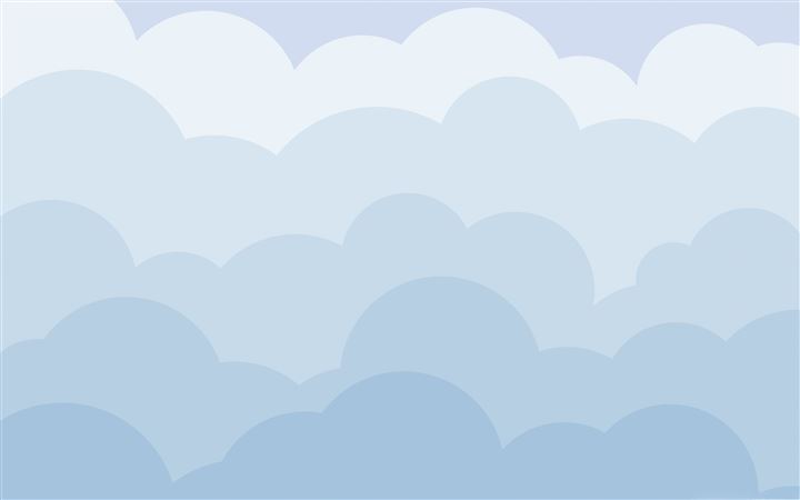 Cartoon Clouds MacBook Pro wallpaper