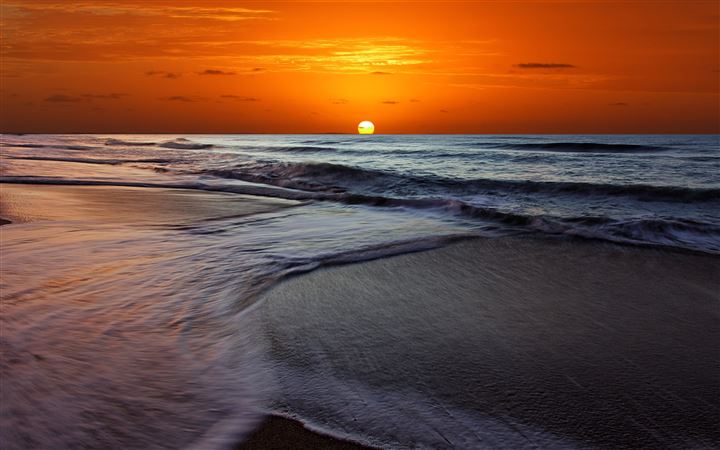 Memorable Sunset Beach MacBook Pro wallpaper