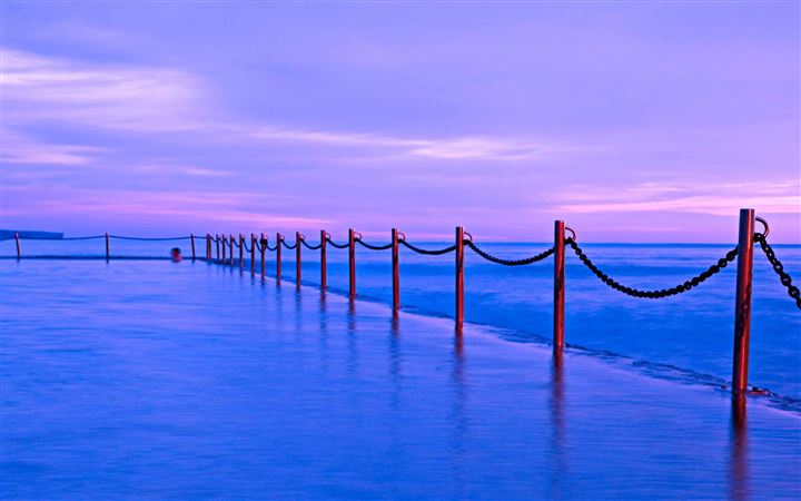 Pool By The Sea MacBook Pro wallpaper