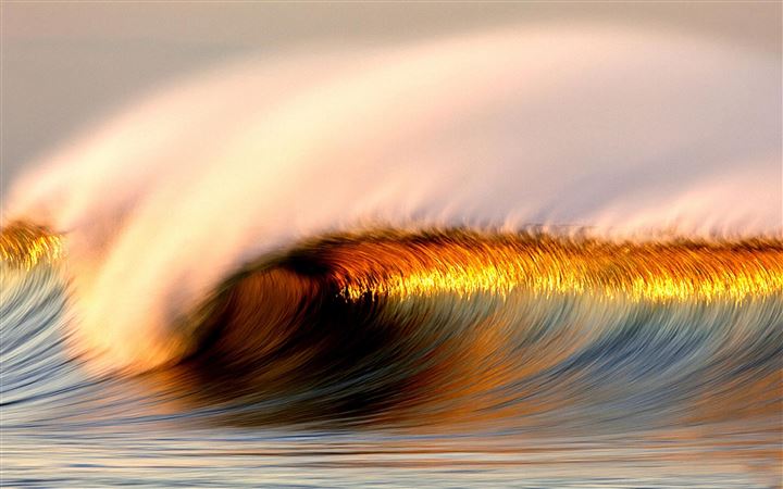Sunset Wave MacBook Pro wallpaper
