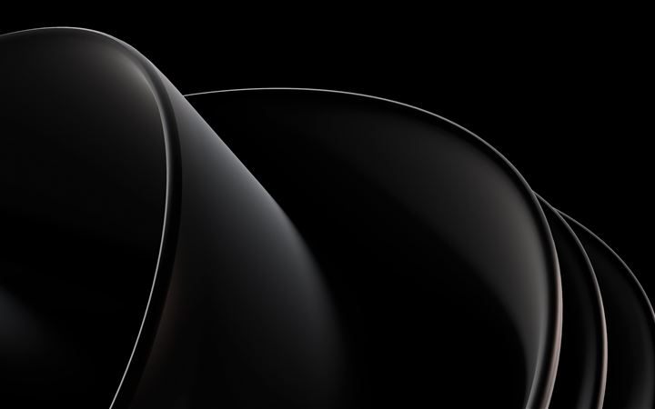 black shapes 5k MacBook Pro wallpaper
