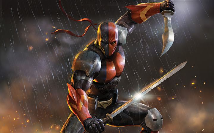 deathstroke knights and dragons 5k MacBook Pro wallpaper