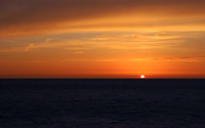 dusk sea sunset silence 5k MacBook Pro wallpaper