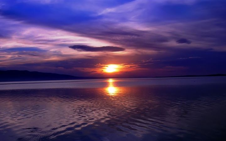 landscape lake sun 5k MacBook Pro wallpaper
