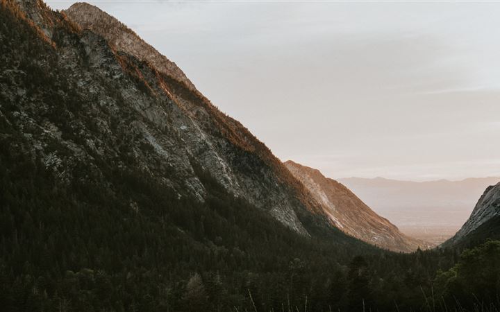 mountain during daytime MacBook Pro wallpaper