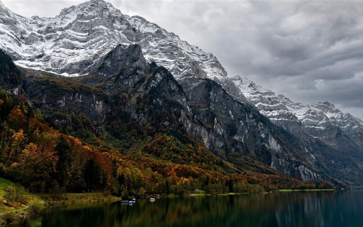 switzerland lake landscape mountains 10k MacBook Pro wallpaper
