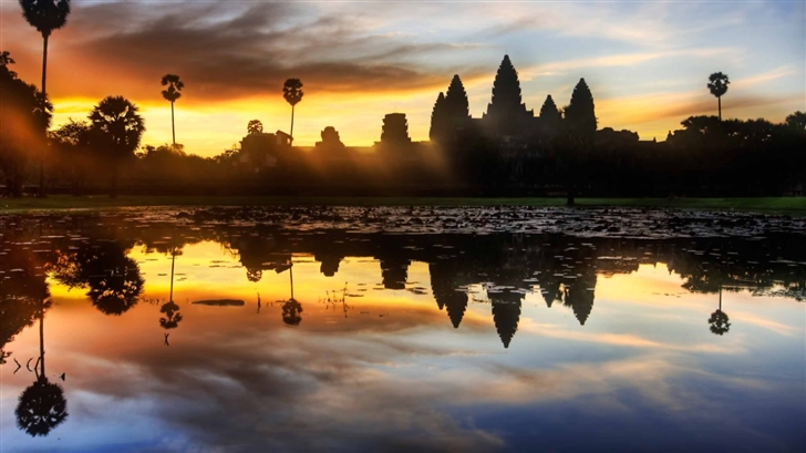 Sunrise Discoverry Of Angkor Wat Mac Wallpaper