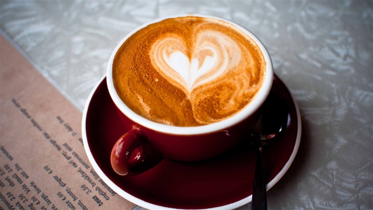 Coffee Heart  Mac Wallpaper