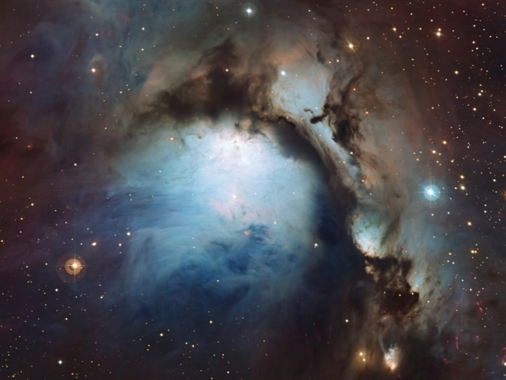 Blue Hole Nebula Mac Wallpaper