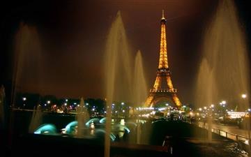 Fountains And Eniffel Tower All Mac wallpaper